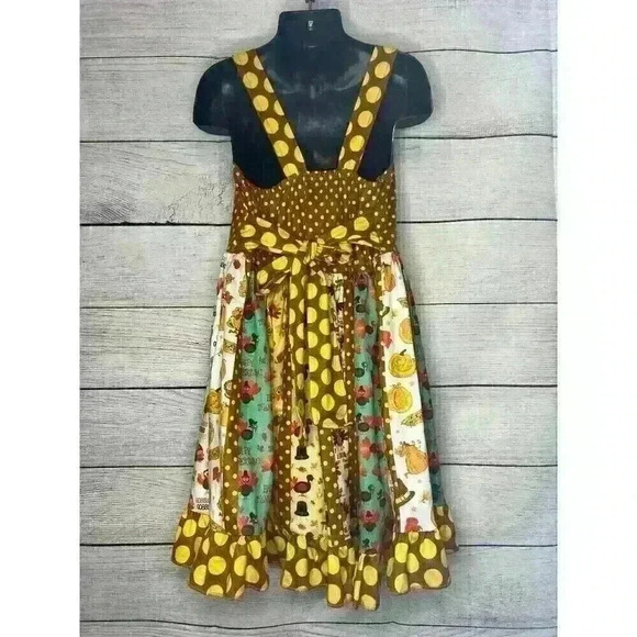 Thanksgiving Turkey Twirl Dress (size 7) - Picture 3 of 4